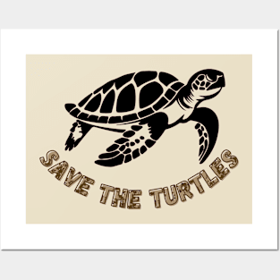 Save The Turtles Posters and Art